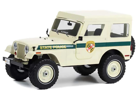 1983 Jeep CJ-5 Maryland State Police Diecast Model Car 1/18 Scale-1