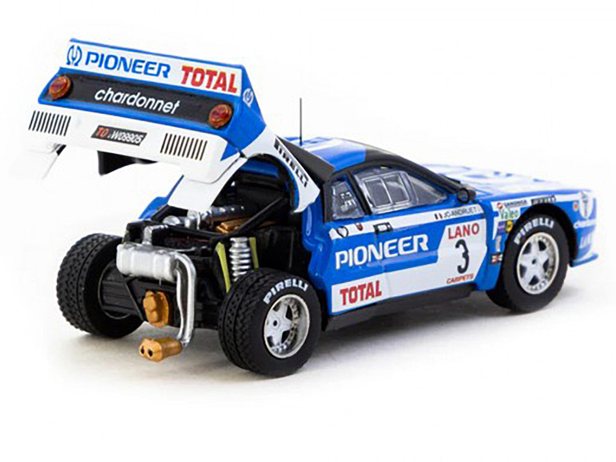 Lancia 037 Rally 1/64 Diecast Model Jean-Claude Andruet Ypres 1983 Collectible-2