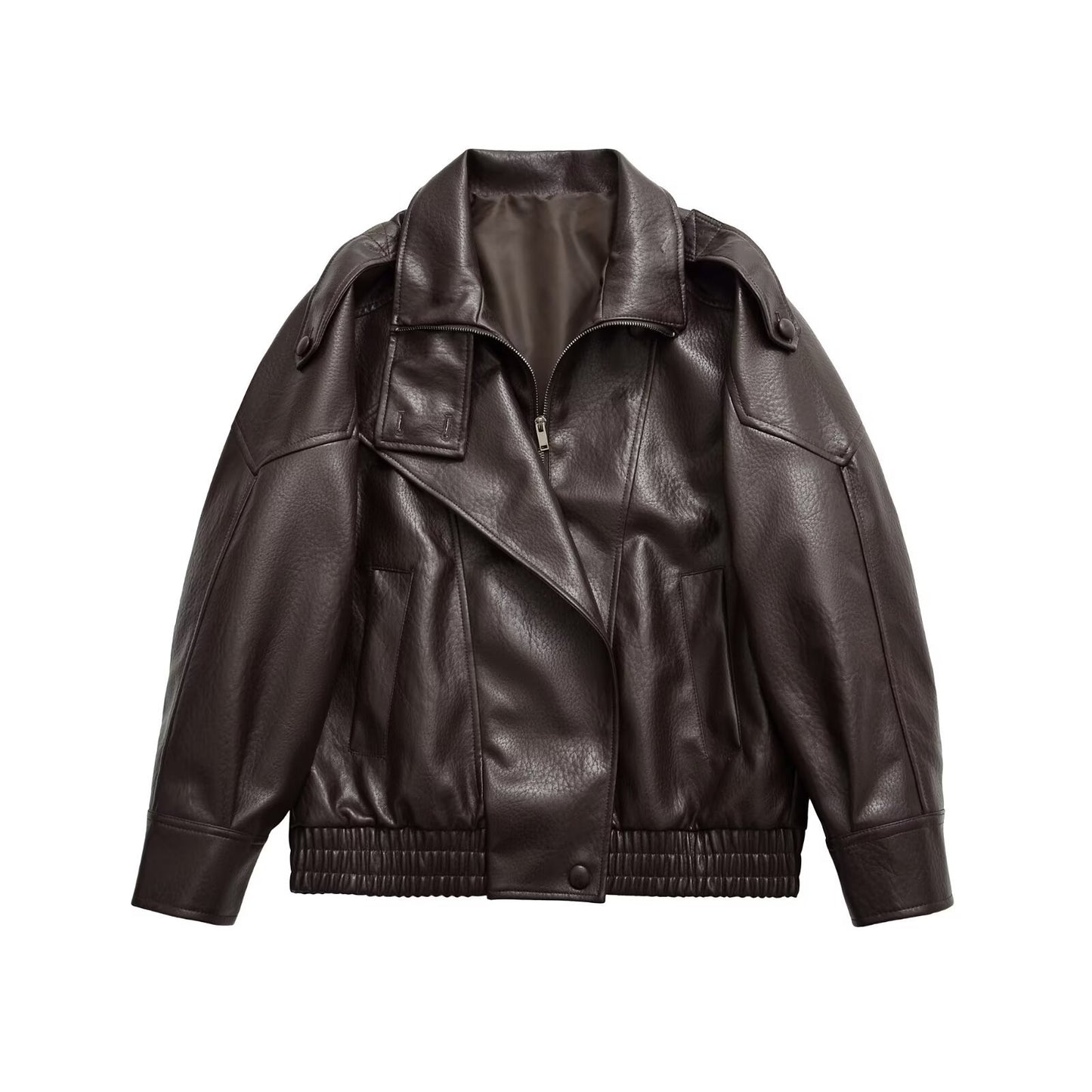 Retro casual stand up collar workwear jacket