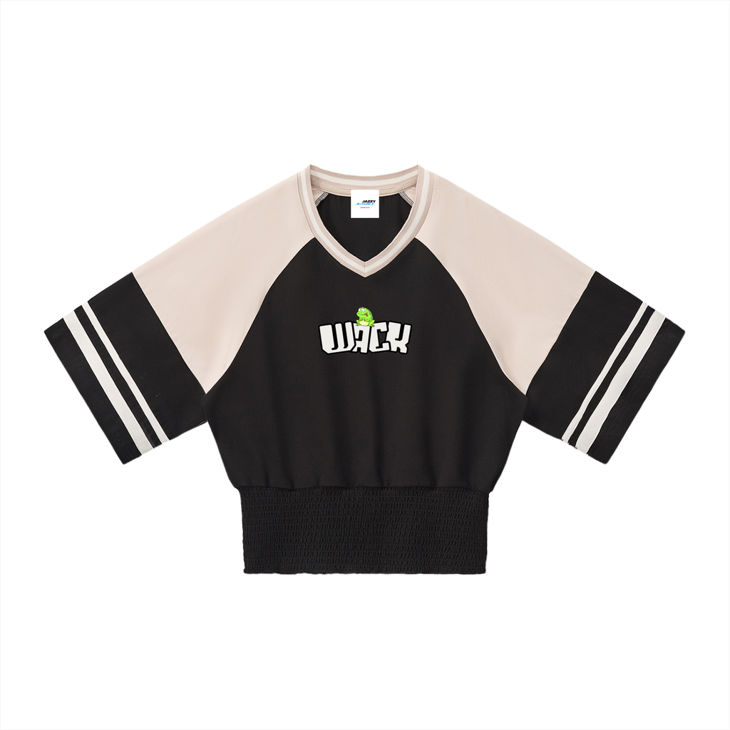 Women's Color Block Ruched T-Shirt