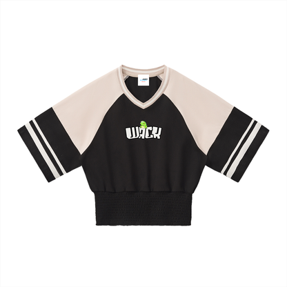 Women's Color Block Ruched T-Shirt