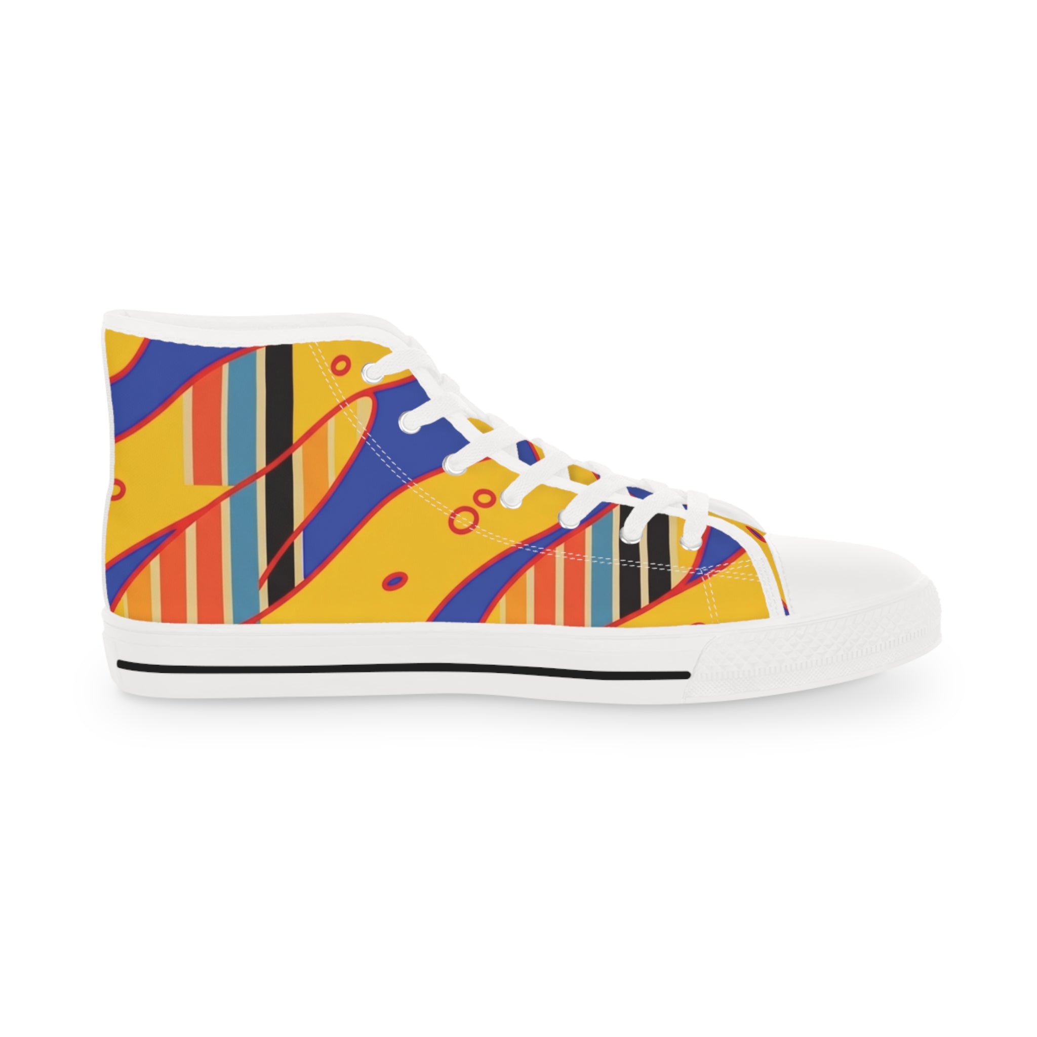High Top Sneakers — Retro Colorwave  "WACK!"