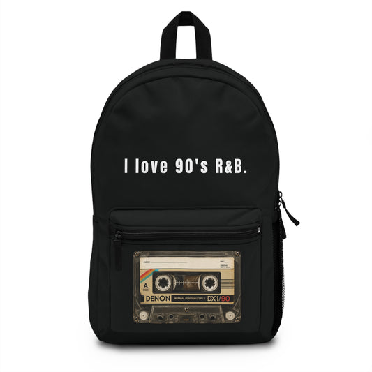 90's R&B Cassette Backpack – I Love 90's R&B Vintage Music Backpack