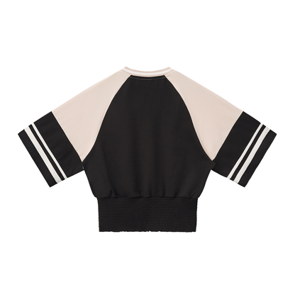 Women's Color Block Ruched T-Shirt