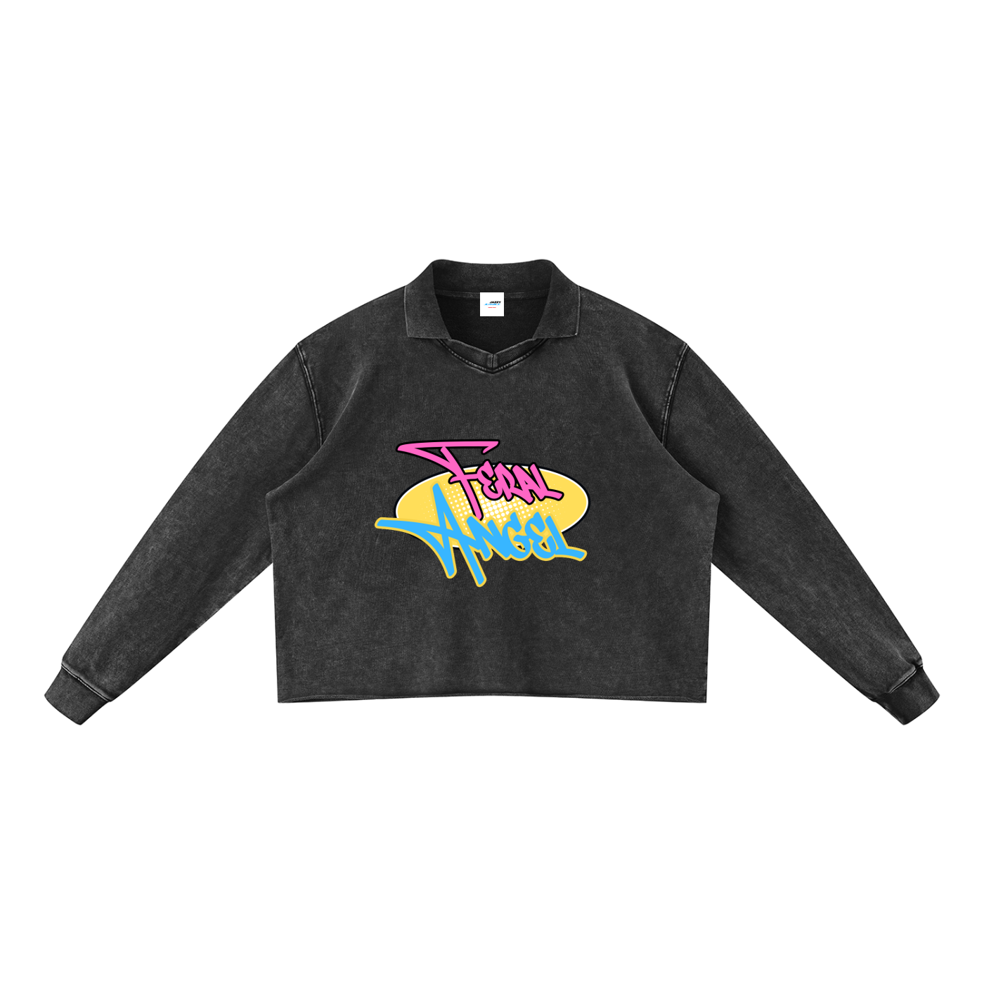 Unisex Mineral Wash Pullover Sweatshirt