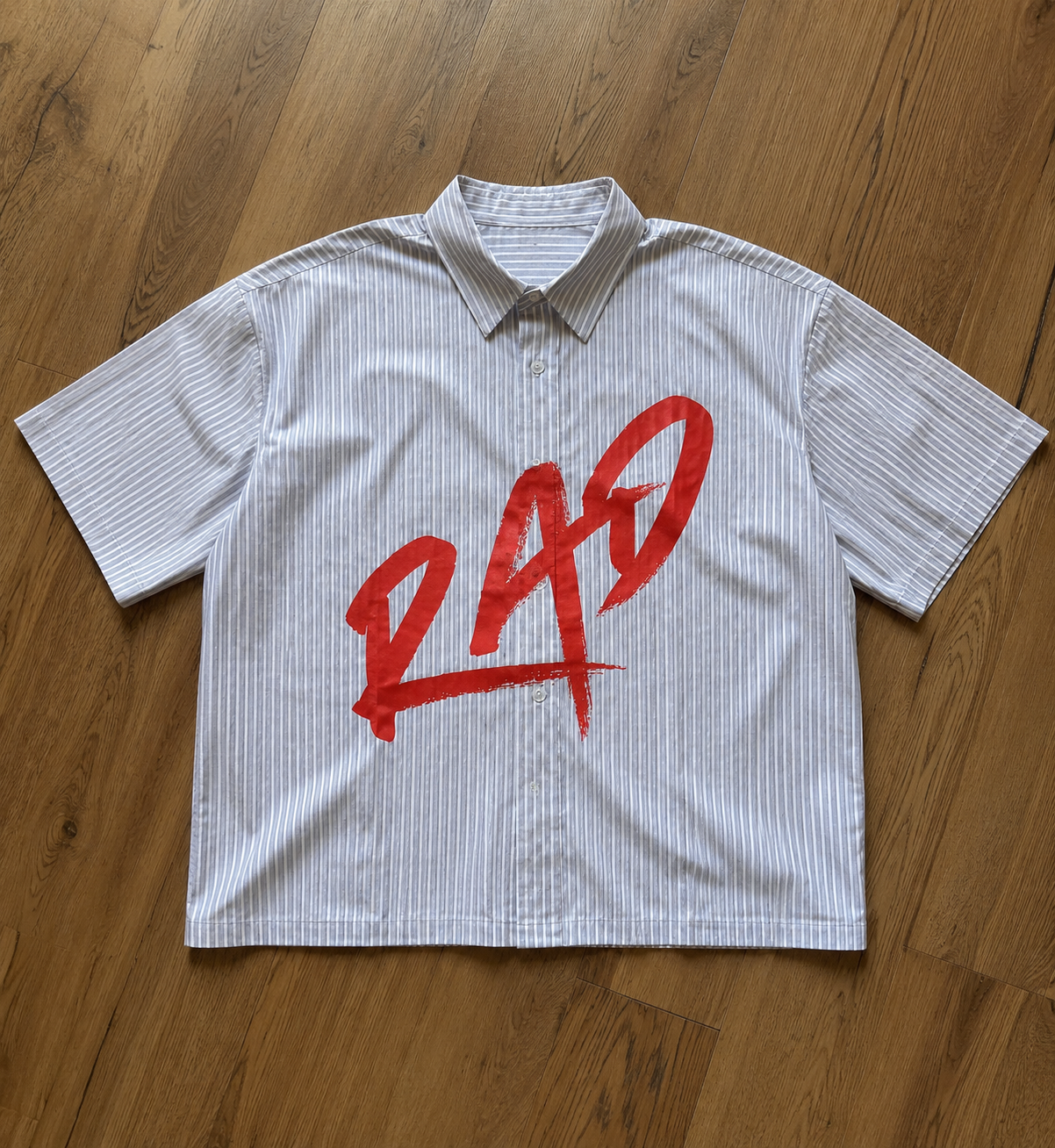 Blue Striped Oxford Rad Boxy Shirt