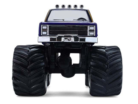 1984 Chevrolet C20 Monster Truck #9 "NAPA" Blue with Graphics "Kings of Crunch - Hendrick Motorsports Tribute" Special Edition 1/64 Diecast Model Car by Greenlight