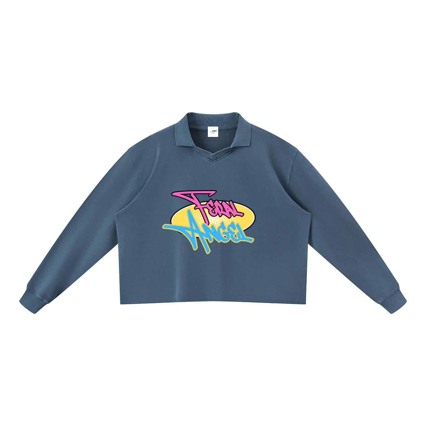 Unisex Mineral Wash Pullover Sweatshirt