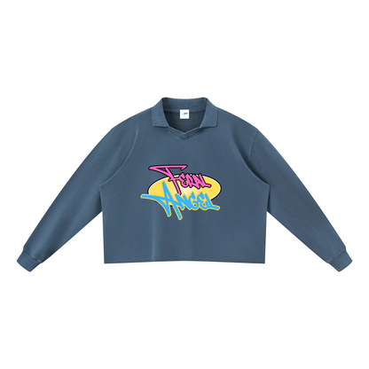 Unisex Mineral Wash Pullover Sweatshirt