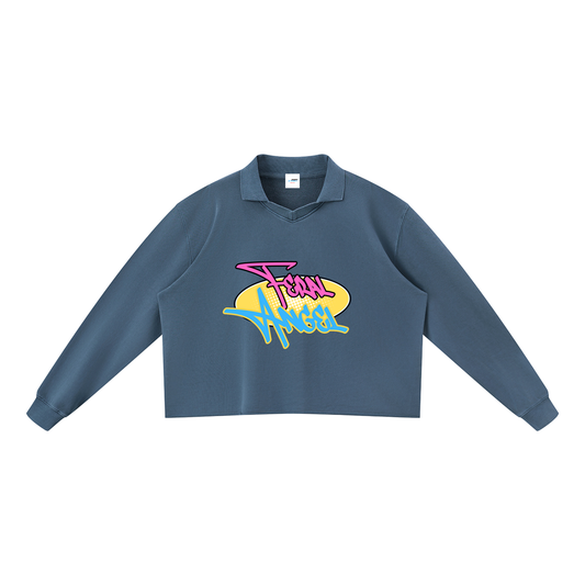 Unisex Mineral Wash Pullover Sweatshirt