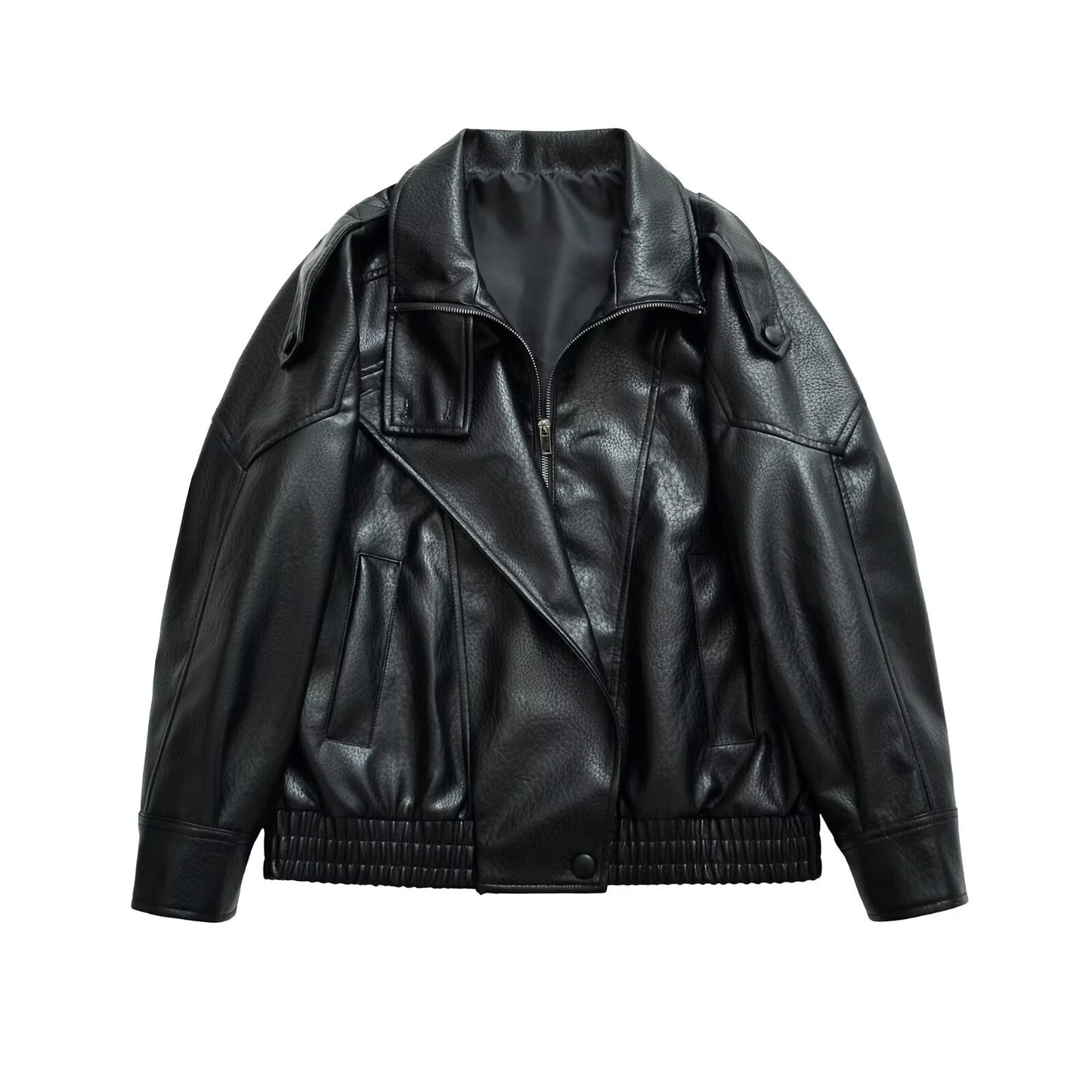 Retro casual stand up collar workwear jacket