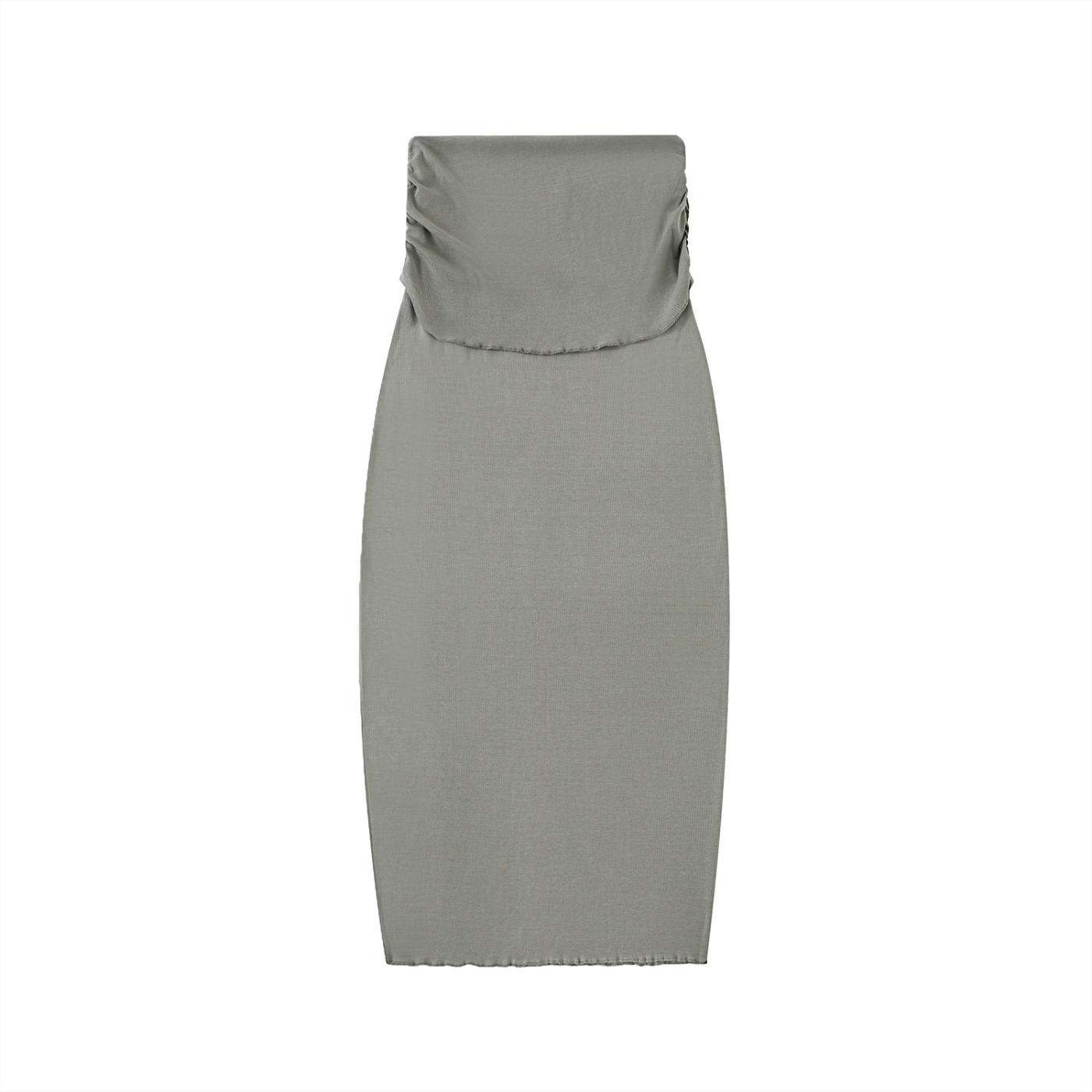 Jazzy Jumble Women's Dyed Washed Straight Hip-Hugging Slim Maxi Skirt