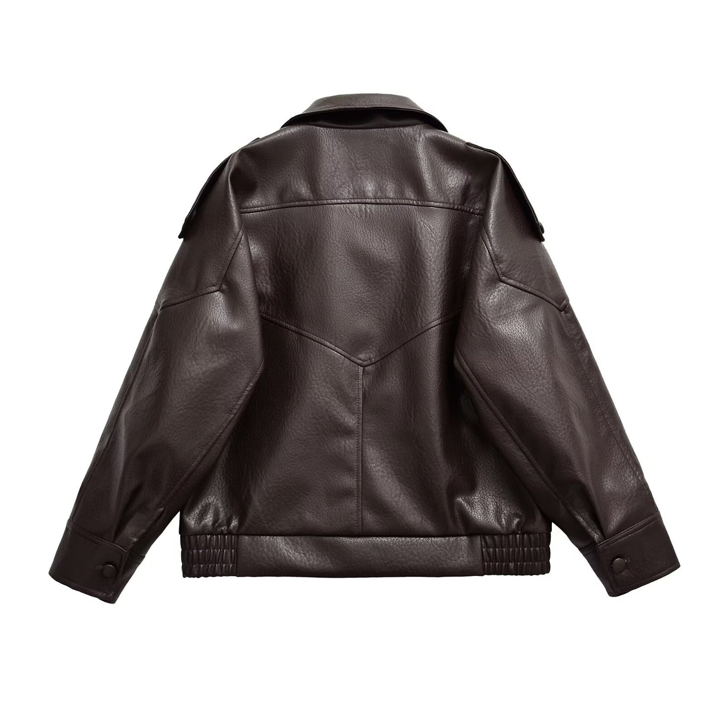 Retro casual stand up collar workwear jacket