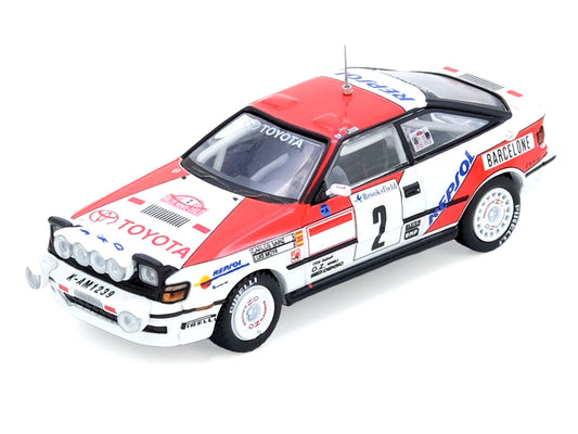 Toyota Celica GT-Four (ST165) #2 Carlos Sainz - Luis Moya Winner "Rally Monte Carlo" (1991) 1/64 Diecast Model Car by Inno Models-1