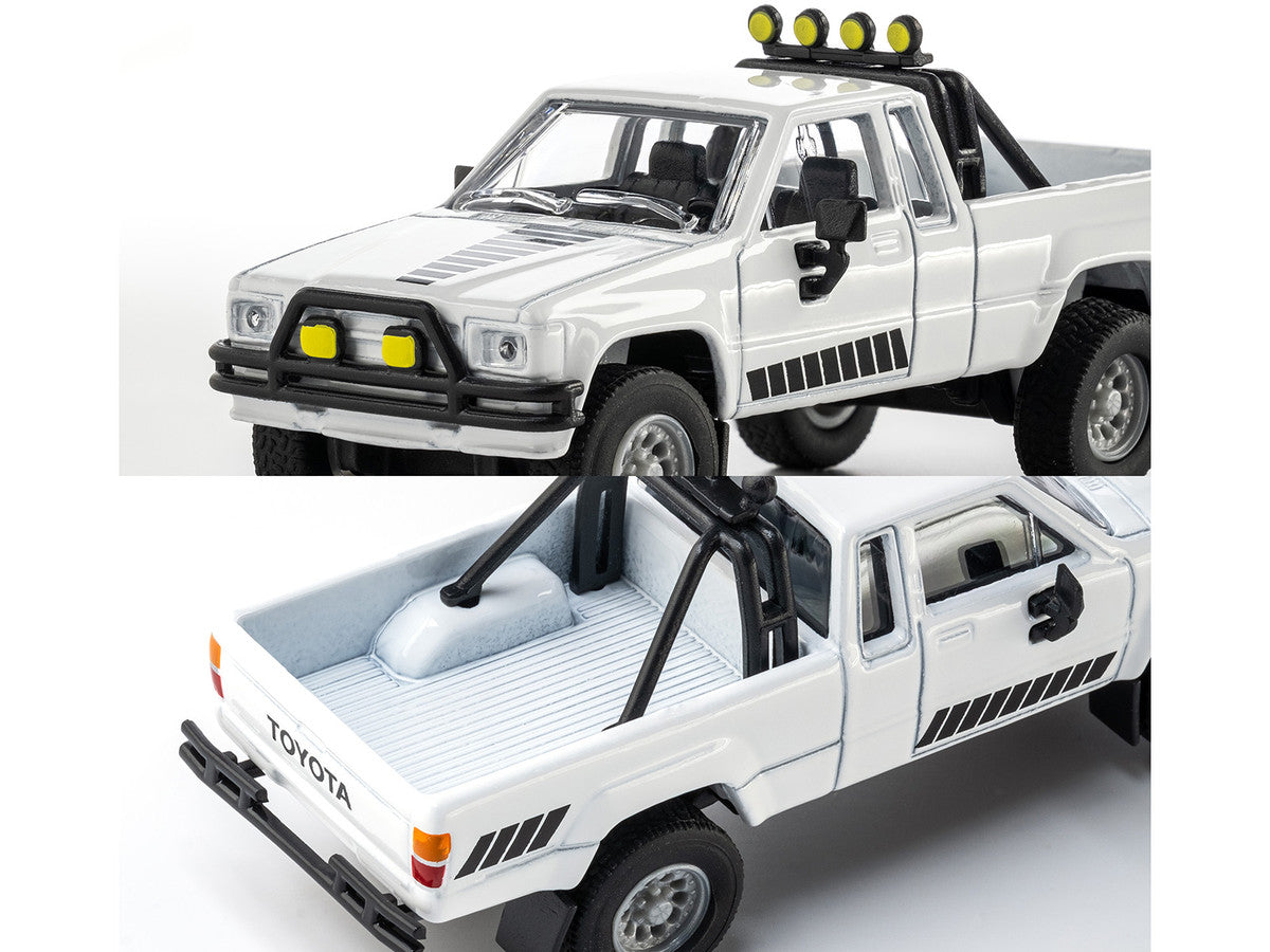 1985 Toyota Hilux SR5 1:64 Diecast Pickup Truck by Majorette