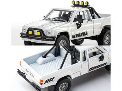 1985 Toyota Hilux SR5 1:64 Diecast Pickup Truck by Majorette