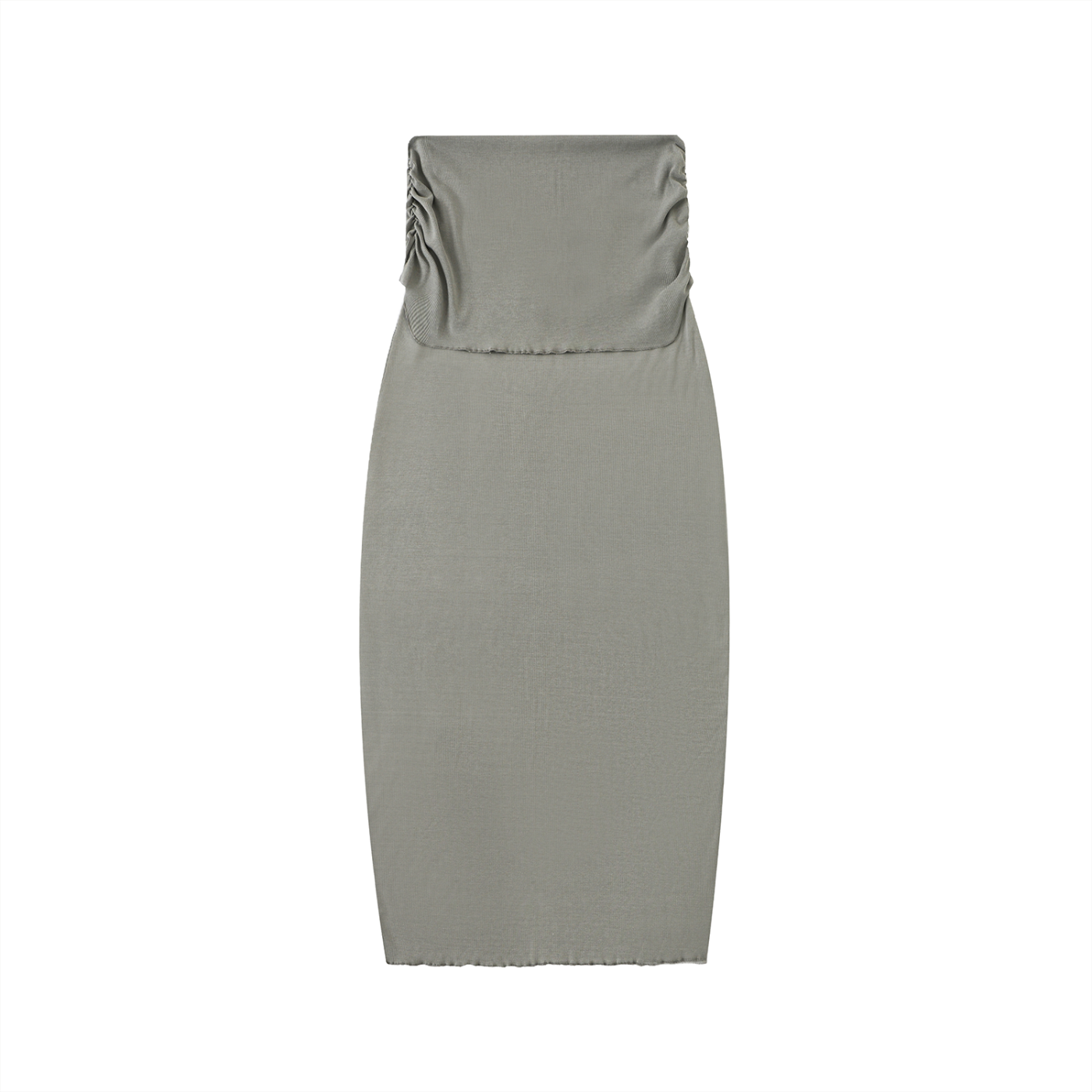 Jazzy Jumble Women's Dyed Washed Straight Hip-Hugging Slim Maxi Skirt