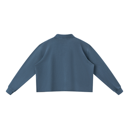 Unisex Mineral Wash Pullover Sweatshirt