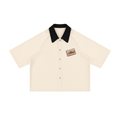 Unisex Color Block Boxy Short Sleeve Shirt