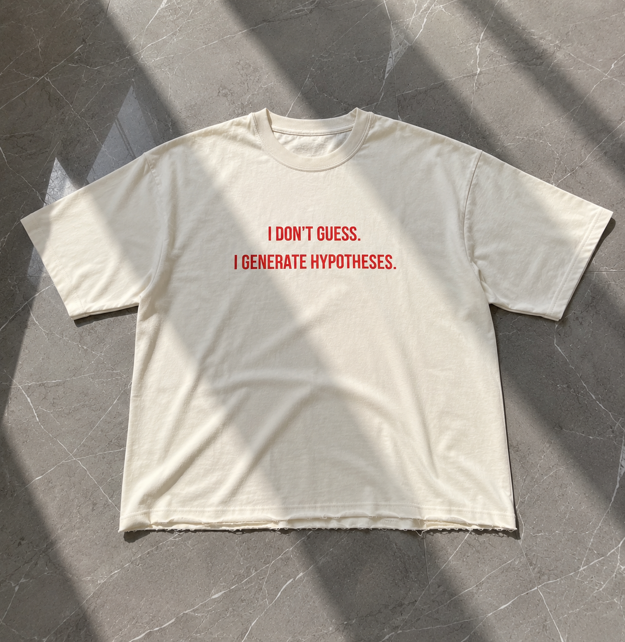 Off-White Boxy Fit T-Shirt | 240 GSM Premium Cotton