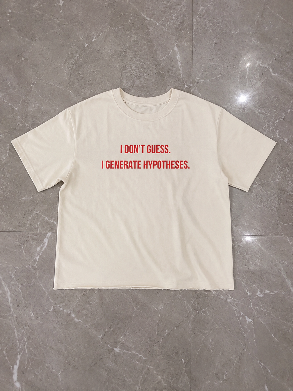 Off-White Boxy Fit T-Shirt | 240 GSM Premium Cotton