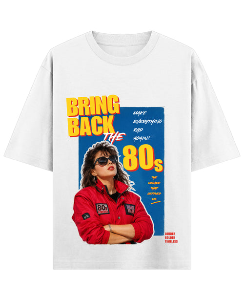 White Oversized T-shirt Front Design