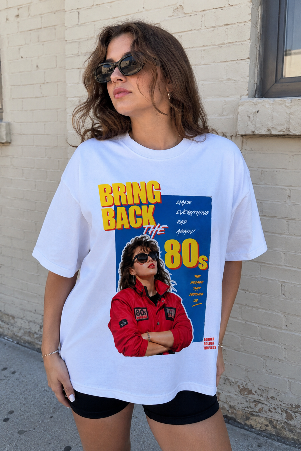 Bring Back The 80s | 240 GSM Premium Oversized Graphic T-Shirt